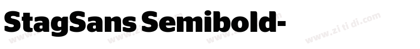 StagSans Semibold字体转换